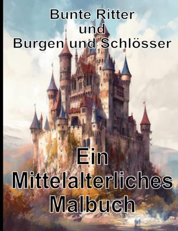 Bunte Ritter und Burgen und Schlösser Ein Mittelalterliches Malbuch: Ein Malbuch mit Mittelalter Motiven ; 50 fantastische Illustrationen zum ... Mittelalter Begeisterte ; zur Entspannung