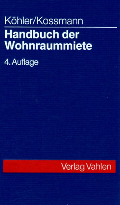 Handbuch der Wohnraummiete