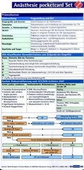 Anästhesie pocketcard (3er-Set)