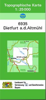TK25 6935 Dietfurt a.d.Altmühl