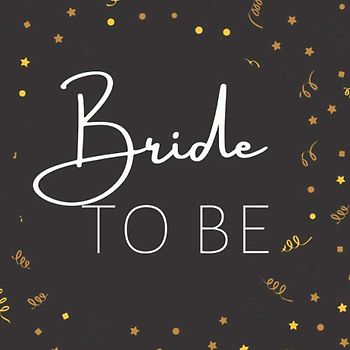 Bride to be: JGA buch erinnerung mit 50 Seiten für eure Glückwünsche, Fotos und vieles mehr | Gästebuch Jungesellinenabschied