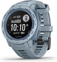 Garmin Instinct 45 mmbleu clair et bracelet en siliconebleu clair