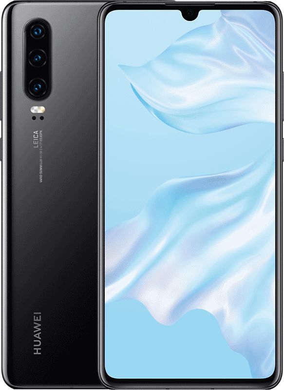 Rebuy Huawei P30 Dual SIM 128GB zwart aanbieding