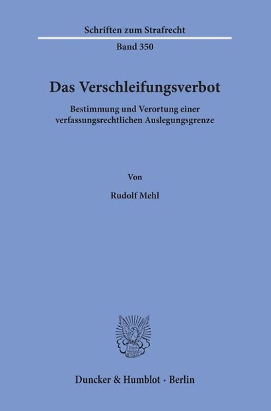 Das Verschleifungsverbot.