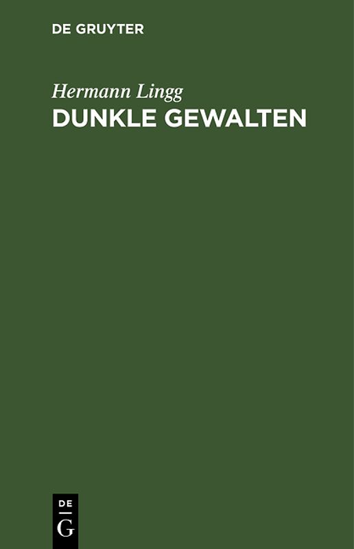 Dunkle Gewalten