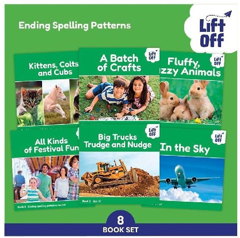 Phonic Books Lift Off Readers Ending Spelling Patterns