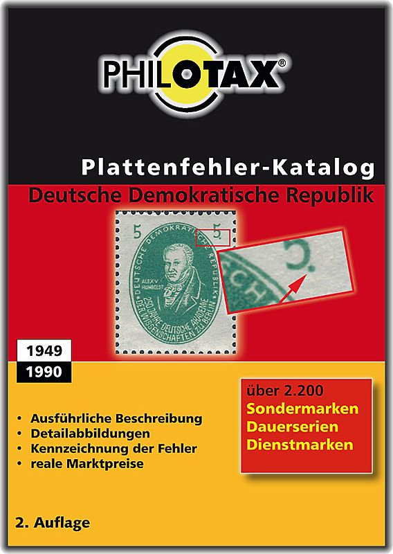 Plattenfehler Katalog DDR 2. Auflage