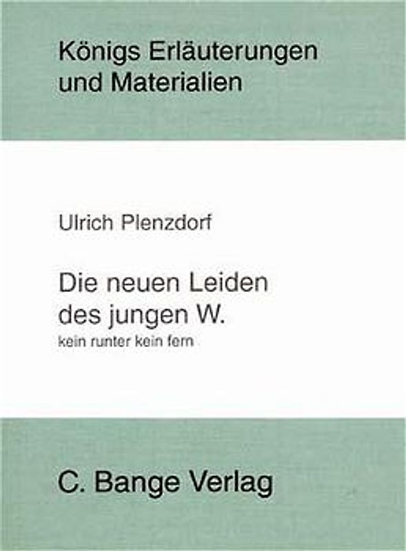 Die neuen Leiden des jungen W./kein runter kein fern