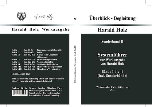Systemführer zur Werkausgabe von Harald Holz