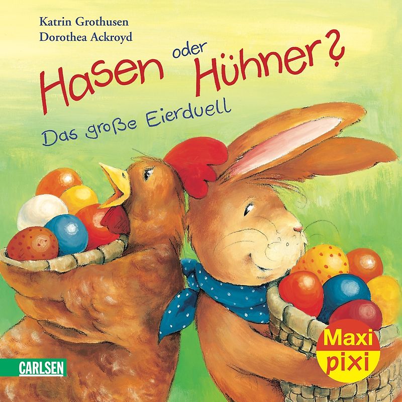 Maxi Pixi 61: VE 5 Hasen oder Hühner? Das große Eierduell (5 Exemplare)