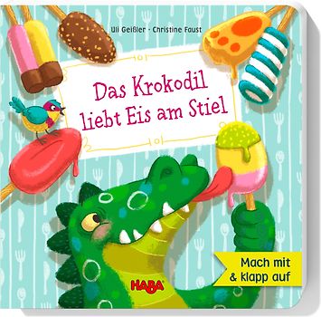 Das Krokodil liebt Eis am Stiel