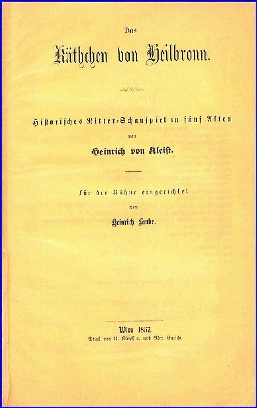 Das Käthchen von Heilbronn