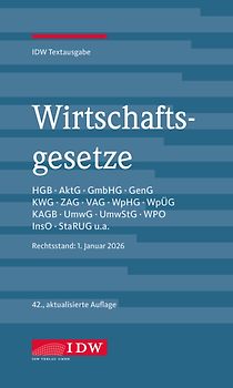 Wirtschaftsgesetze, 42. Auflage