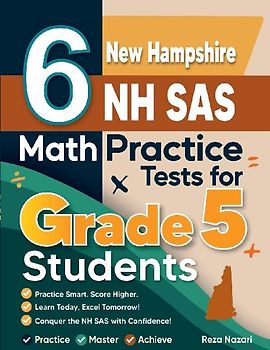 6 New Hampshire NH SAS Grade 5 Math Practice Tests