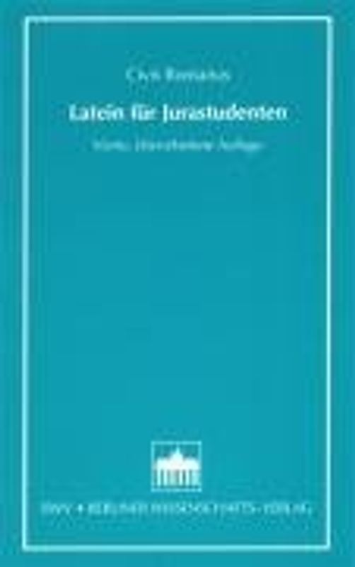 Latein für Jurastudenten