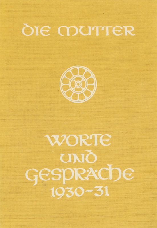 Worte und Gespräche 1930-31