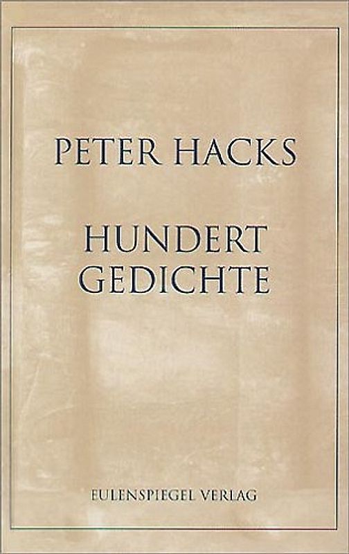 Hundert Gedichte
