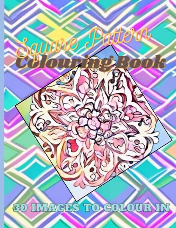 Square Pattern Colouring Book
