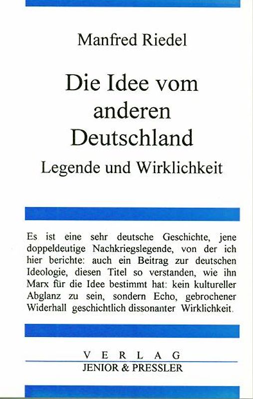 Die Idee vom anderen Deutschland
