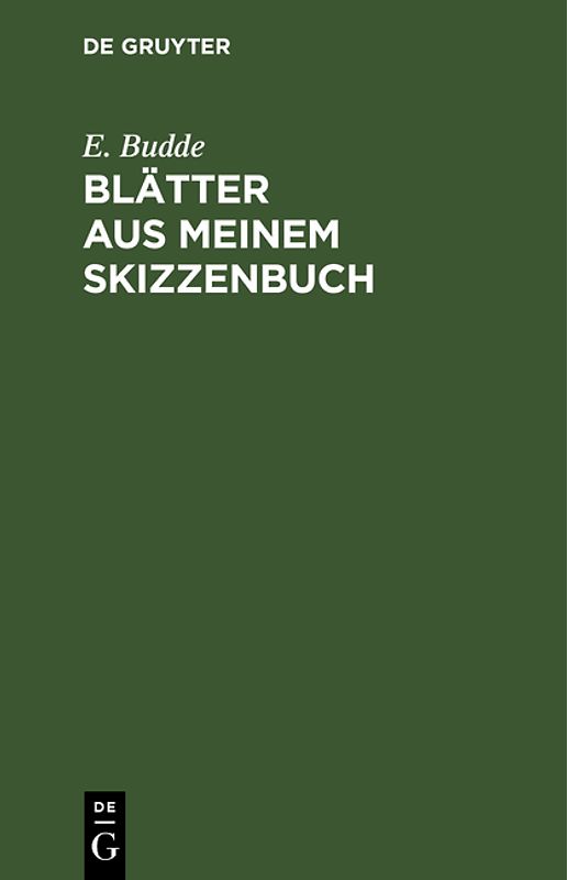 Blätter aus meinem Skizzenbuch