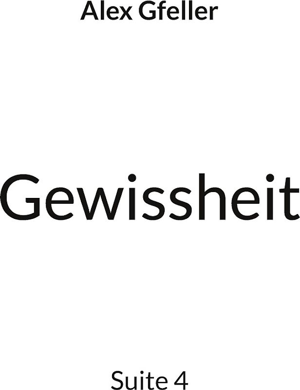 Gewissheit