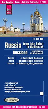 Reise Know-How Landkarte Russland - vom Baikalsee bis Wladiwostok / Russia - from Lake Baikal to Vladivostok (1:2.000.000)