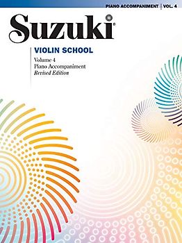Suzuki Violin School Piano Accompaniment, Volume 4 (Revised) (The Suzuki Method Core Materials, Band 4)