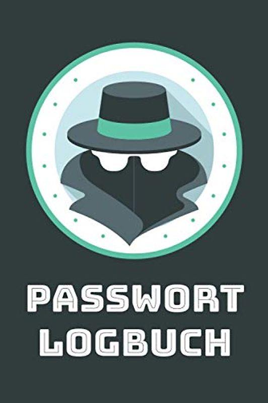Passwort Logbuch: Passwortbuch zum Organisieren und offline Abspeichern von Zugangsdaten und Kennwörtern - Passwort Buch mit Inhaltsverzeichnis - Geschenkidee für Oma oder Opa