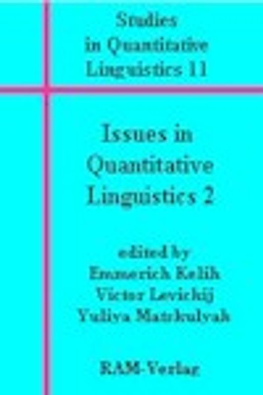 Issues in Quantitative Linguistics Vol. 2