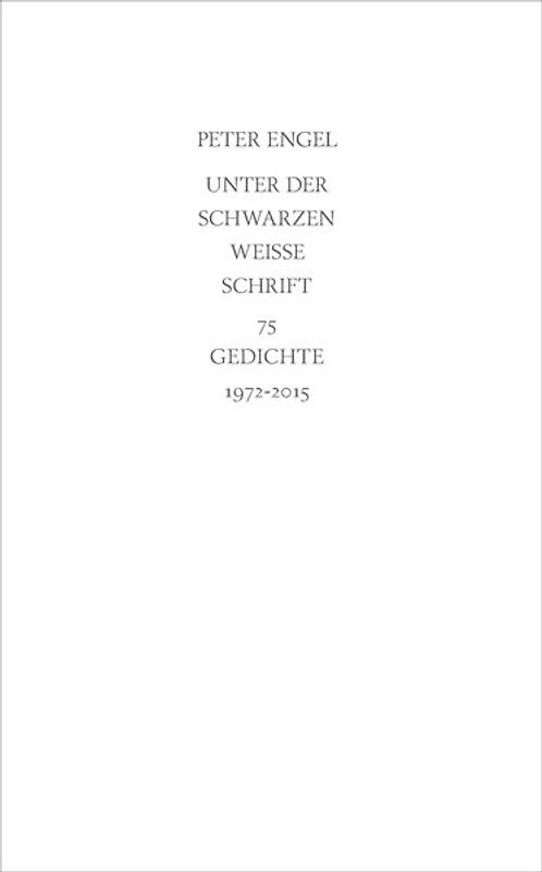 Unter der schwarzen weiße Schrift