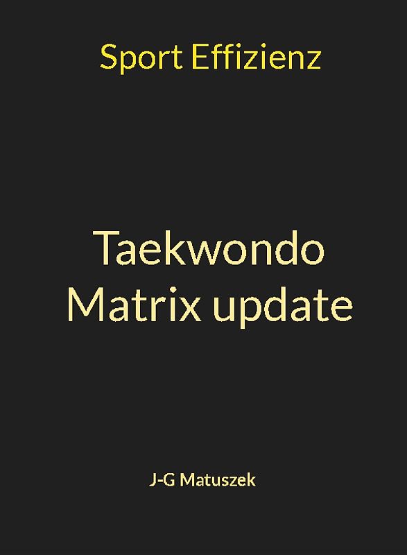 Taekwondo Matrix update