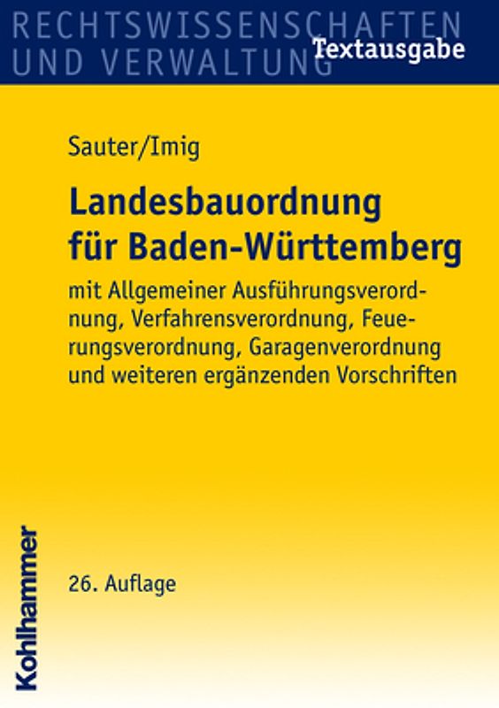 Landesbauordnung für Baden-Württemberg