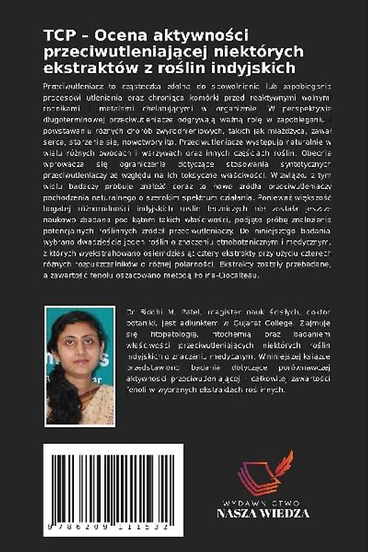 TCP - Ocena aktywno¿ci przeciwutleniaj¿cej niektórych ekstraktów z ro¿lin indyjskich