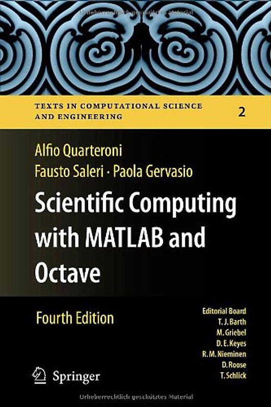 Scientific Computing with MATLAB and Octave