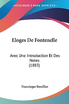 Eloges De Fontenelle