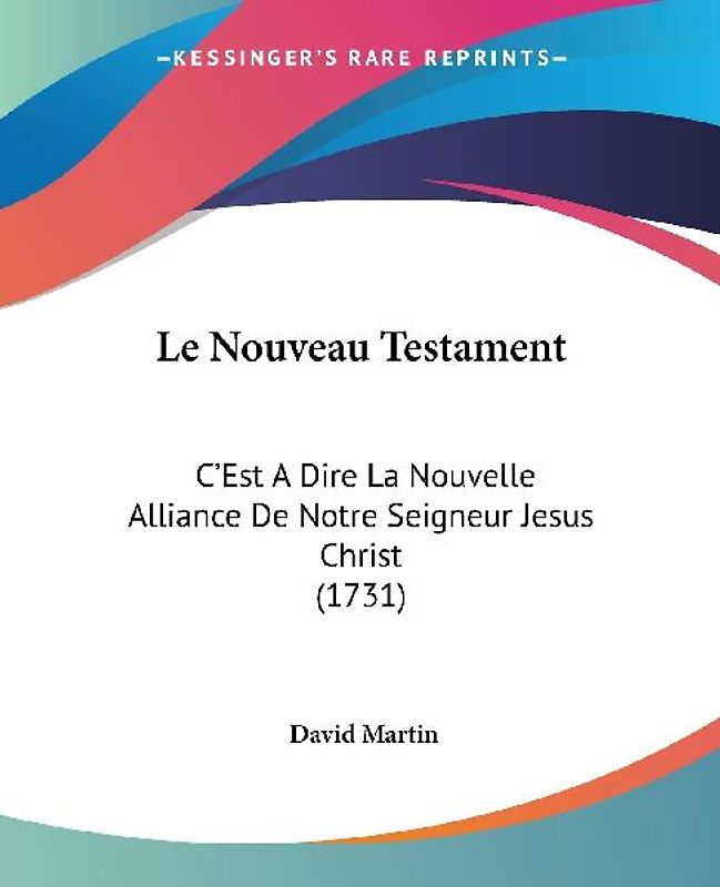 Le Nouveau Testament