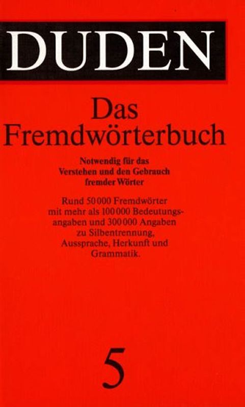 Fremdwörterbuch