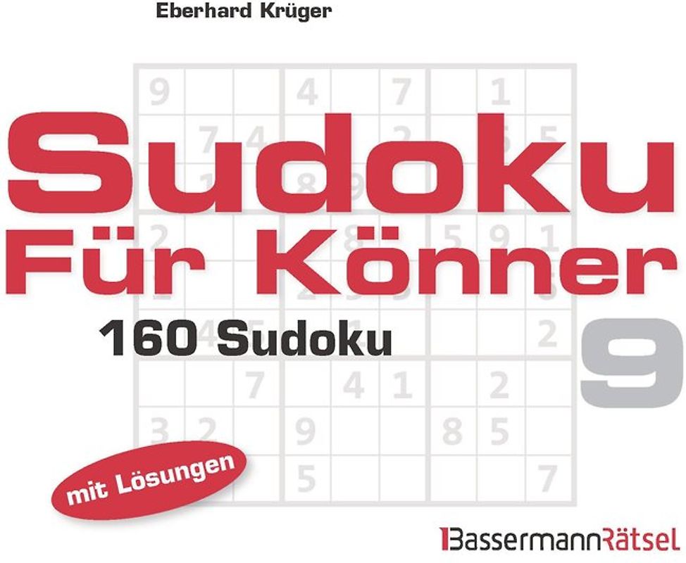 Sudoku für Könner 9 (5 Exemplare à 2,99 €)