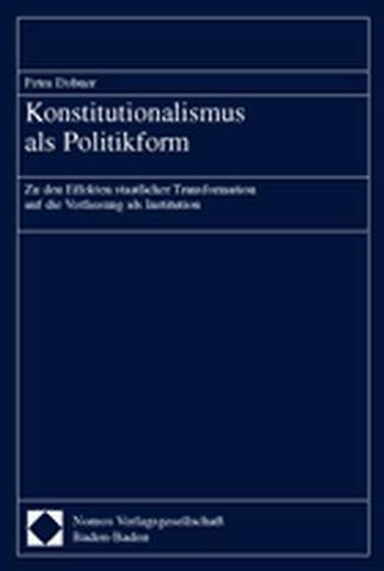 Konstitutionalismus als Politikform