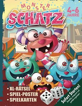 Monsterstarker Kindergeburtstag mit Schnitzeljagd Schatzsuche 4-6 Jahre: Krallt euch mit den coolsten Monstern den Schatz der elitären Monsterakademie - mit vielen Highlights! (Bravo Schatzsuche)