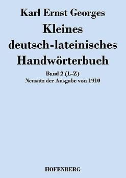 Kleines deutsch-lateinisches Handwörterbuch
