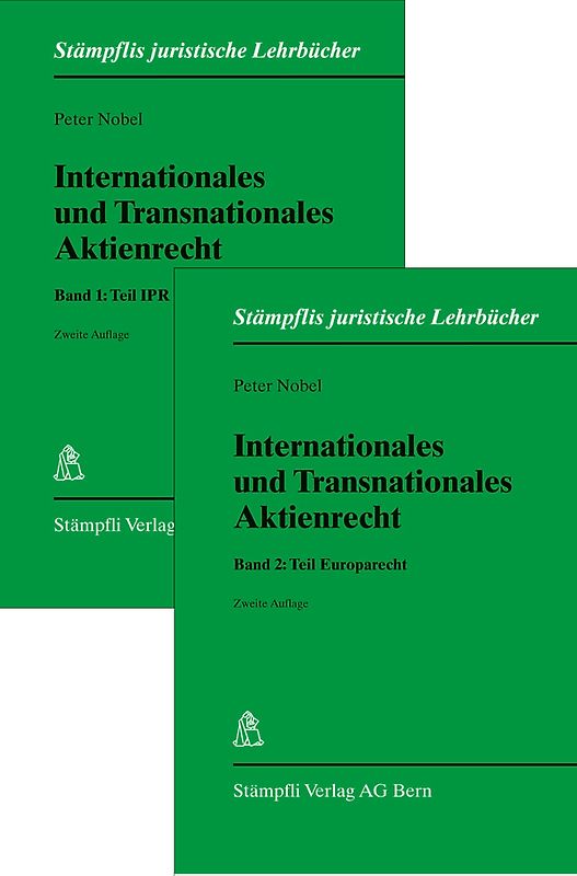 Internationales und Transnationales Aktienrecht 1 und 2.