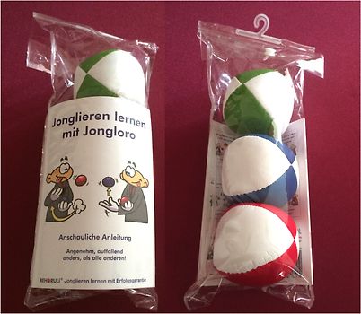 3 Bälle & Jonglier-Anleitung