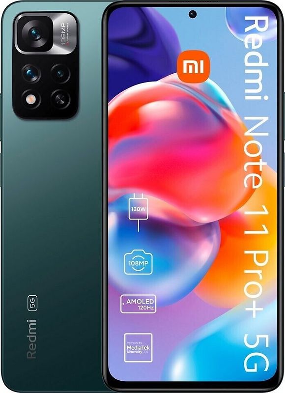 Xiaomi Redmi Note 11 Pro Plus 5G Dual SIM 128 Go 6 Go RAM vert