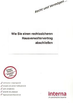 Der Hausverwaltervertrag