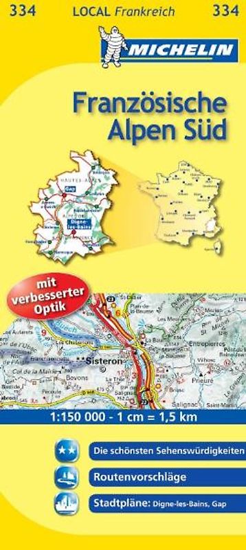 Michelin Französische Alpen Süd