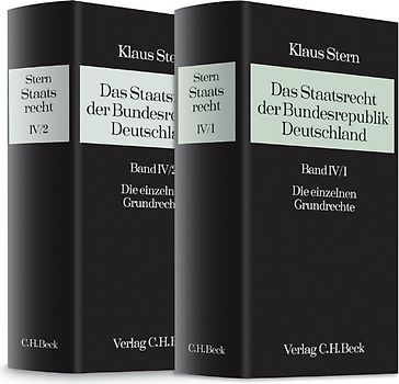 Das Staatsrecht der Bundesrepublik Deutschland Bände IV/1 und IV/2