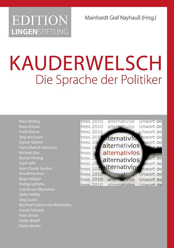 Kauderwelsch - Die Sprache der Politiker