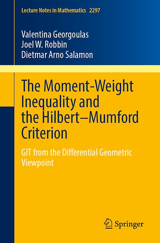 The Moment-Weight Inequality and the Hilbert–Mumford Criterion