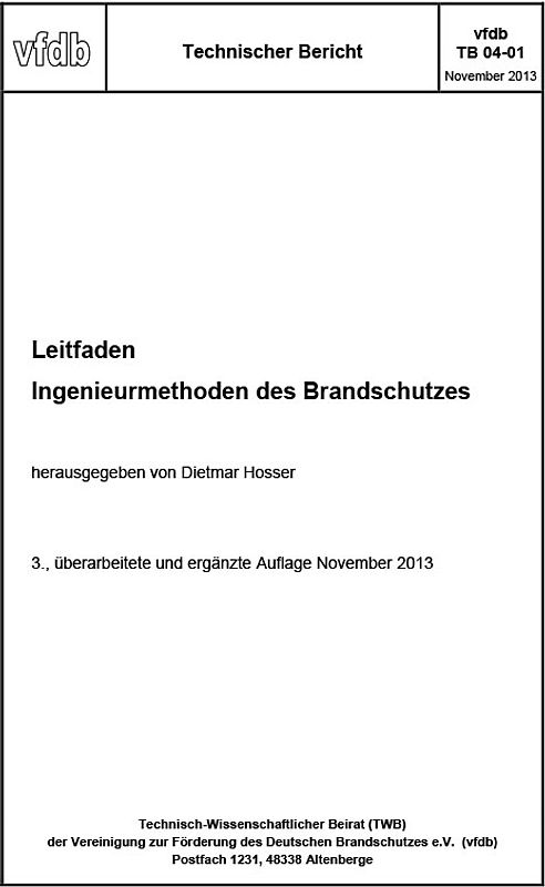 Leitfaden Ingenieurmethoden des Brandschutzes